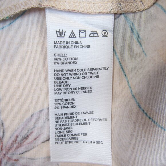 Urban Outfitters Woman's Shorts Size M Tropical Floral High Rise Peach - Picture 4 of 5